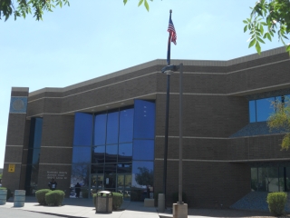 Front of a Juvenile Court Center in Maricopa County